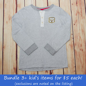 Carter's Long Sleeve Henley Size 7